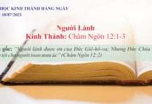 Người Lành – 18/7/2021