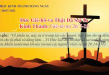 Đức Giê-hô-va Thật Đã Sai Ta – 20/7/2021