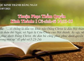 Thuận Phục Thẩm Quyền – 23/7/2021