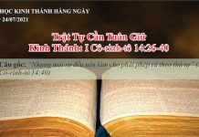 Trật Tự Cần Tuân Giữ -24/07/2021