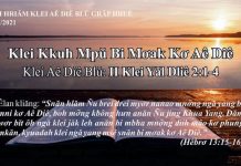 Klei Kkuh Mpŭ Bi Mơak Kơ Aê Diê – 26/7/2021