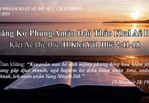 Čiăng Kơ Phung Amâo Đaŏ Thâo Kral Aê Diê – 28/7/2021