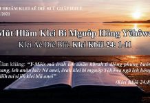 Mŭt Hlăm Klei Bi Mguôp Hŏng Yêhôwa – 29/7/2021