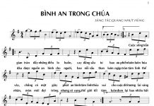 Bài hát: Bình An Trong Chúa