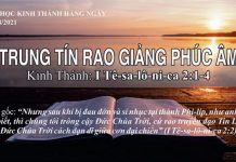 Trung Tín Rao Giảng Phúc Âm – 2/8/2021
