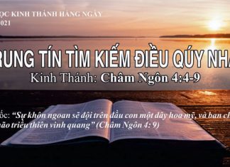 Trung Tín Tìm Kiếm Điều Quý Nhất – 7/8/2021