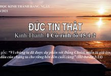 Đức Tin Thật – 21/8/2021