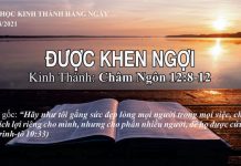 Được Khen Ngợi – 22/8/2021