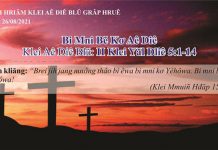 Bi Mni Bĕ Kơ Aê Diê – 26/8/2021