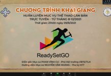 Khai Giảng Khoá Huấn Luyện Mục Vụ Thể Thao Căn Bản Trực Tuyến