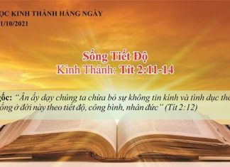 Sống Tiết Độ – 1/10/2021