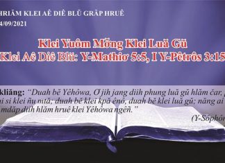 Klei Yuôm Mơ̆ng Klei Luă Gŭ – 4/9/2021