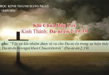 Khi Chúa Đáp Lời – 10/9/2021