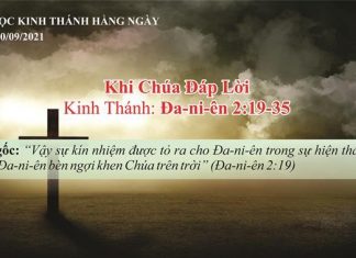 Khi Chúa Đáp Lời – 10/9/2021
