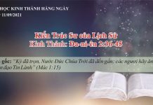 Kiến Trúc Sư của Lịch Sử – 11/9/2021