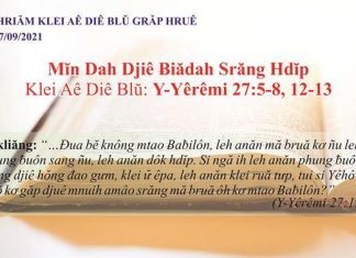 Mĭn Dah Djiê Ƀiădah Srăng Hdĭp – 17/9/2021