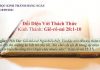 Đối Diện Với Thách Thức – 18/9/2021