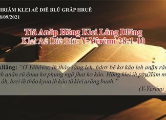 Tlă Anăp Hŏng Klei Lông Dlăng – 18/9/2021