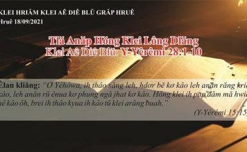 Tlă Anăp Hŏng Klei Lông Dlăng – 18/9/2021