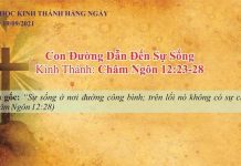 Con Đường Dẫn Đến Sự Sống – 19/9/2021