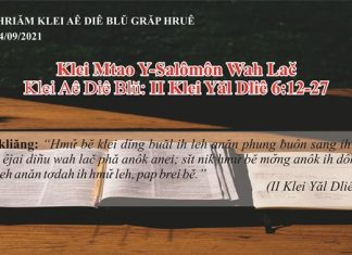 Klei Mtao Y‑Salômôn Wah Lač – 24/9/2021