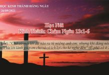 Học Nói – 26/9/2021