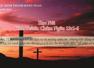 Học Nói – 26/9/2021
