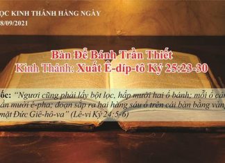 Bàn Để Bánh Trần Thiết – 28/9/2021