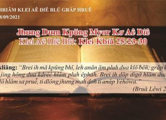 Jhưng Dưm Kpŭng Myơr Kơ Aê Diê – 28/9/2021