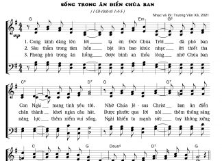 Bài hát: Sống Trong Ân Điển Chúa Ban
