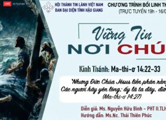 ‘Vững Tin Nơi Chúa’ – Hội Đồng Bồi Linh Tỉnh Hậu Giang Tháng 09/2021