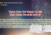 Thách Thức Trở Thành Cơ Hội – 11/10/2021