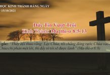 Đức Tin Vượt Trội – 15/10/2021