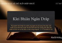 Klei Bhiăn Ngăn Drăp – 17/10/2021