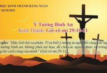 Ý Tưởng Bình An – 20/10/2021