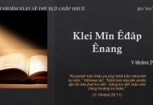 Klei Mĭn Êđăp Ênang – 20/10/2021