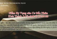Niềm Hy Vọng của Cơ Đốc Nhân – 22/10/2021