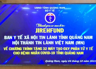 Trao Tặng Máy Thở Tại Quảng Nam