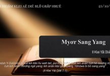 Myơr Sang Yang – 25/10/2021