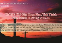 Thái Độ Khi Gặp Hoạn Nạn, Thử Thách – 26/10/2021