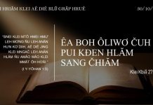 Êa Boh Ôliwơ Čuh Pui KĐen Hlăm Sang Čhiăm – 30/10/2021