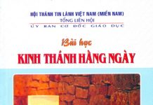 UB.CĐGD: Thông báo về Bài Học Kinh Thánh Hằng Ngày quí IV/2021