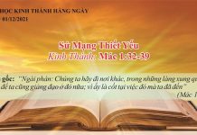 Sứ Mạng Thiết Yếu – 1/12/2021