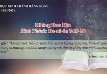 Không Đơn Độc – 11/11/2021