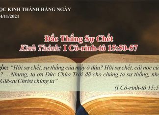 Đắc Thắng Sự Chết – 24/11/2021