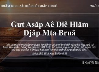 Gưt Asăp Aê Diê Hlăm Djăp Mta Bruă – 26/11/2021