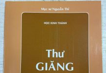 UB. CĐGD: Giới Thiệu Sách “Học Kinh Thánh – Thư Giăng I, II, III”