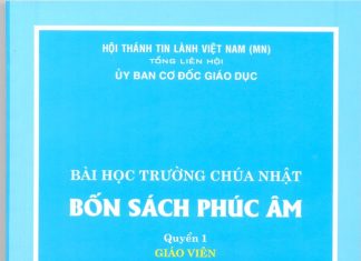 UB. CĐGD: Thông báo Bài Học Trường Chúa Nhật Cho Năm 2022
