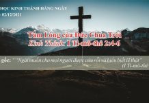 Tấm Lòng của Đức Chúa Trời – 2/12/2021