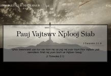 Pauj Vajtswv Nplooj Siab – 3/12/2021